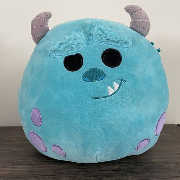 Squishmallow Official Kellytoy Disney Monsters Inc Sully 11" Plush Toy No Tags - Picture 1 of 8